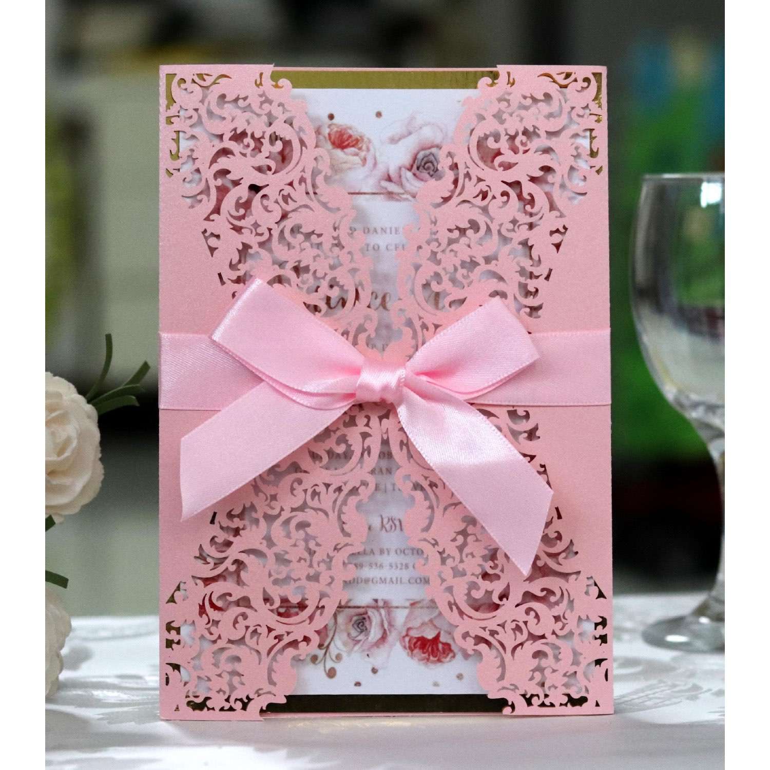 New Wedding Card Marriage Invitation Card Wholesale Laser Card